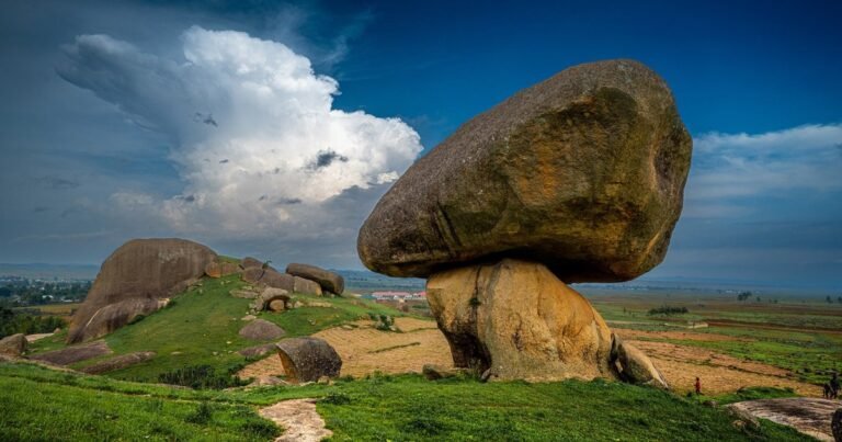 The balanced Riyom Rock in Plateau State