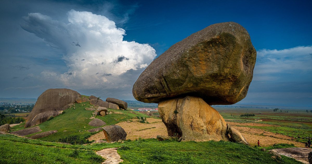 The balanced Riyom Rock in Plateau State