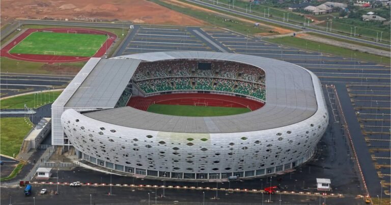 The Godswill Akpabio International Stadium in Uyo, Akwa Ibom State