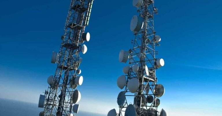 Telecommunications masts serving Nigerian cities