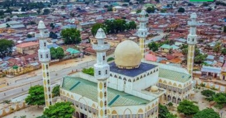 The central mosque in Gusau, capital of Zamfara State